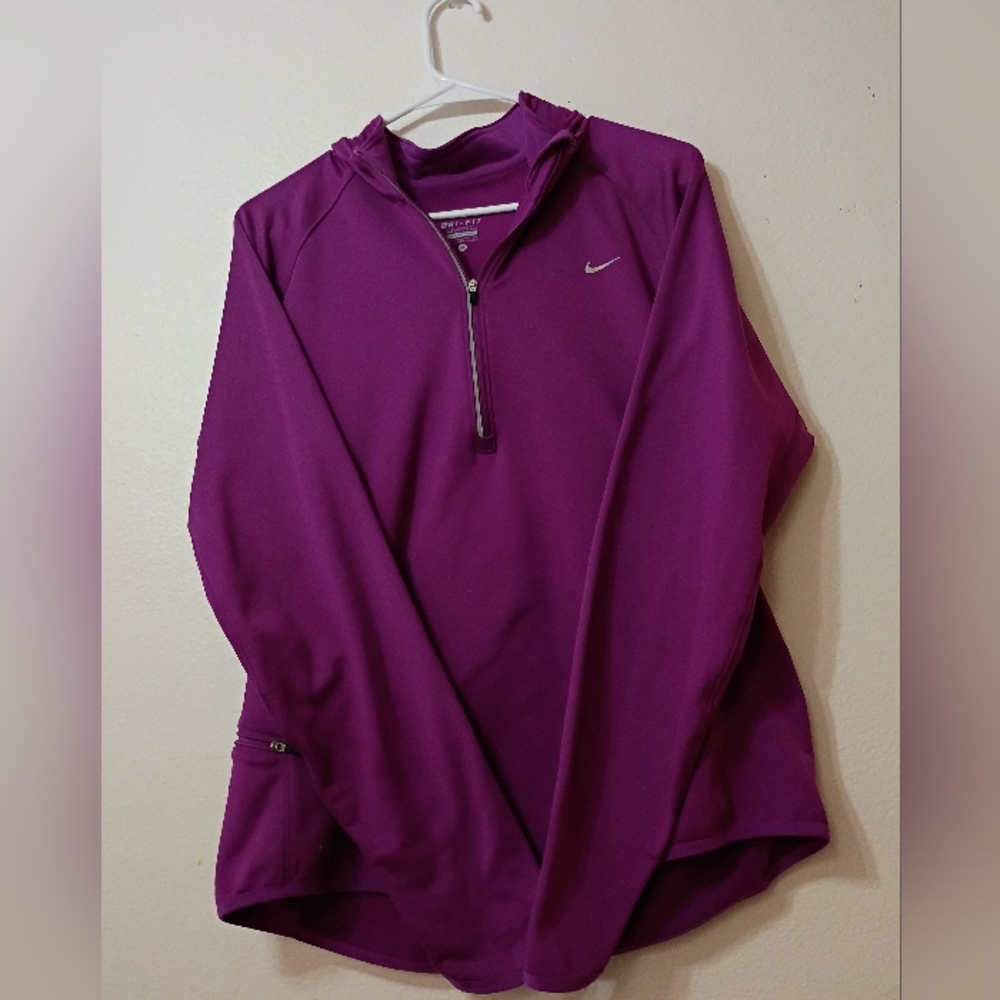 Nike Women's Half-Zip Jacket in Purple